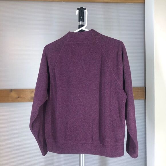 Kit AND ACE Hygge Pullover Purple Fleece Mock neck Sweatshirt Sz S‎ - Picture 3 of 8